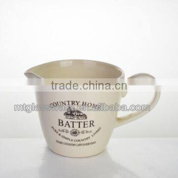 White ceramic porcelain unusual coffee cups