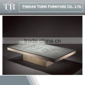 Classic Travertine Marble Tea Table photo-3