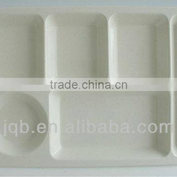 Square Melamine Mess Tray With Cover
