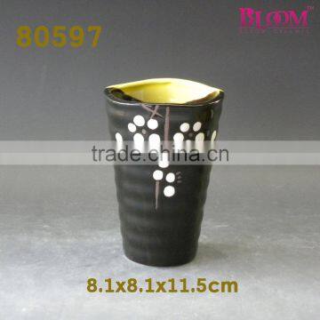 New design japanese ceramic cup with sakura hand painting