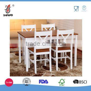 5-Piece Dining Set ,Solid Wood Table With 4 Side Chairs photo-3