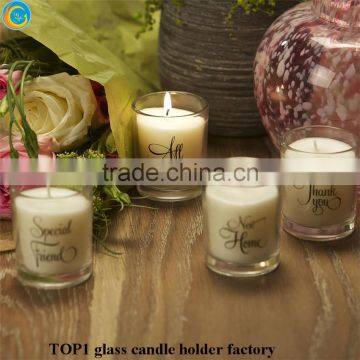 Printed Flower on the Glass Jars Containers for Candles From China Suppliers photo-6