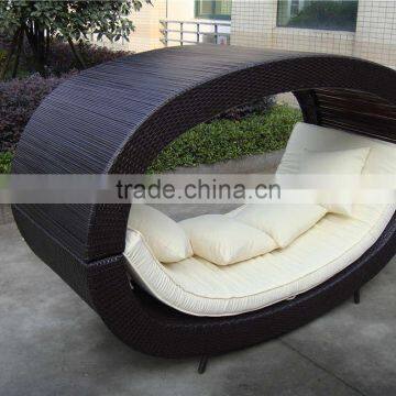 outdoor furniture beach leisure chair rattan beach sunbed