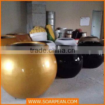 Outdoor Decorative Fiberglass Large Size Flower Pot photo-3