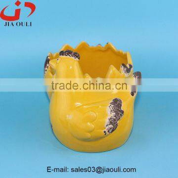 EASTER Decoration Outdoor Animal Flower Planter, Chicken Planter photo-4
