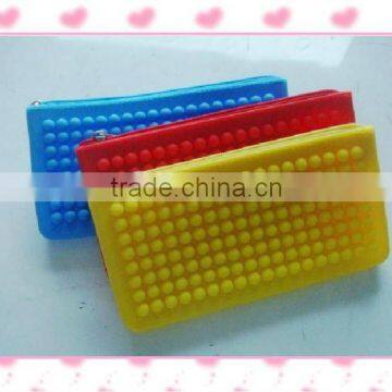 2013 New design fashion colorful silicone Clutch Bags for women
