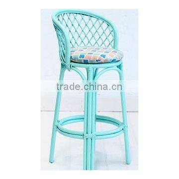 Bar stools,antique wooden bar stool/real rattan furniture