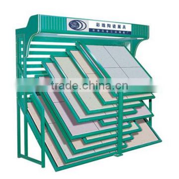 Steel material ceramic tile display,metal material ceramic tile display,ceramic tile display rack stand