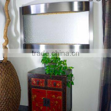 Contempo Luna Horizontal Mirror Wall Fountain for Office Decoration photo-3