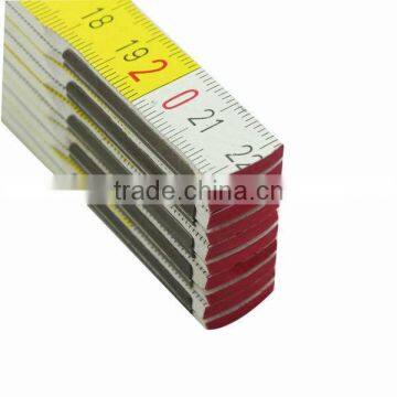 2 Meter 10 Folds Double Color German Type Beech Wooden Ruler photo-3