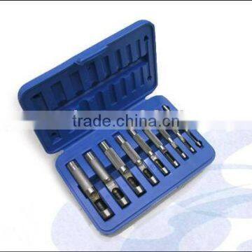 9PC Carbon Steel Hole Hollow Punch Tool Set For Metal Sheet