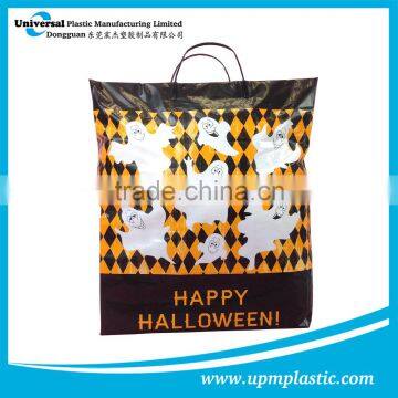 Eco-friendly Degradable Disposable Clip Close Handle Shopping Carrier Bag photo-2