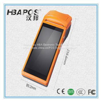 3g Android Mobile 5.5'' Protable Wireless Android POS Terminal With Printer Sim Card photo-5