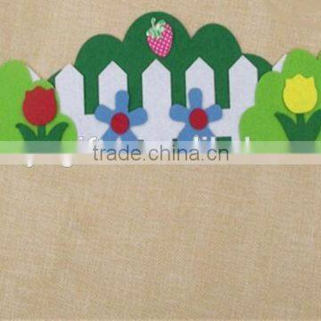 Fashion Decorative Wall Sticker , 3D Flowers Kindergarten Children Room Big Barrier Wall Stick photo-2