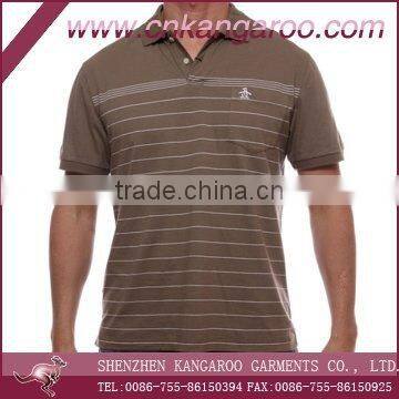 OEM Design 100%Cotton or Polyester&Cotton European Size Bulk Men's New Fashion Stripe Polo Shirts photo-1