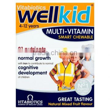 Vitabiotics Well Kid Chewable Smart Mulivitamins, Pack of 30