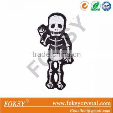 Skeleton Embroidered Patch Iron On Applique Badge