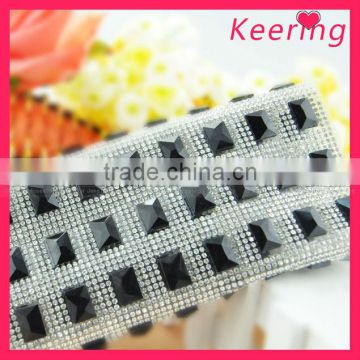 2013 rhinestone mesh iron on rhinestone sheet WRT-005