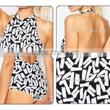 Halter Neck Hot Sexy Grils Photos Swimsuit 2016 photo-5