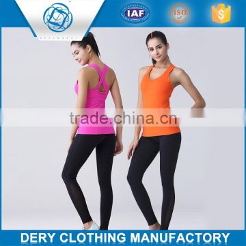 Professional lycra sexy girls wearing yoga pants with soft spandex yarn