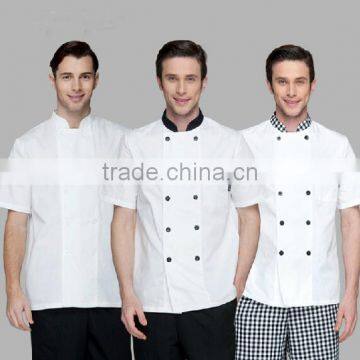 2017 New Cotton Restaurant Uniforms/Waiter/Chef Kitchen Shirt photo-6