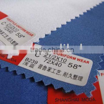 t/c waterproof canvas for uniform/business clothes fabrics/labour suit fabrics/jumper cloth/overalls fabrics