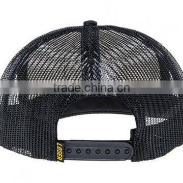 Stylish 5 Panel Black Neon Snapback Trucker Hats