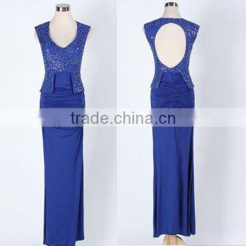 Apparel Manufactureres High Quality Lace Hem Sexy/stylish Evening Dress 2013 photo-4