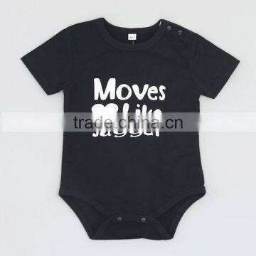 Wholesale Cotton Blank Clothes Baby Snap Crotch Bodysuit photo-2