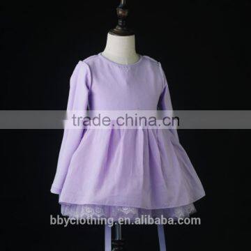 2017 Autumn Winter New Designer Dress Girl's High Quality Ruffle Beading Floral Party Dress photo-5