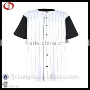 Custom sportswear for mens black baseball jersey plain