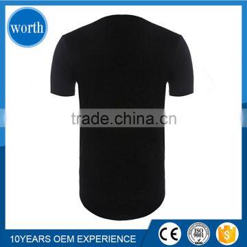 Man Longline Shirt Scoop Bottom With Triangle Check photo-2