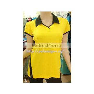 Women Polo Shirt, v Neck, Short Sleeve, 100 % Polyester Birdeyes photo-3