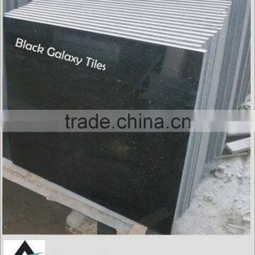 Indian Black Galaxy Granite Slab & Tiles photo-4