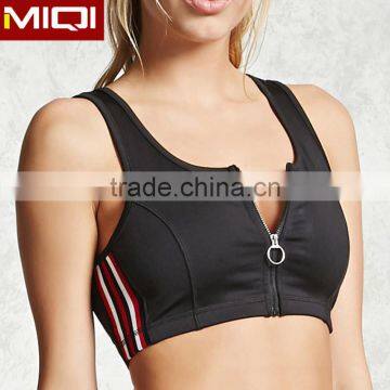 2017 athletic apparel manufacturers yoga sport bra with high quality custom elastic sports bra