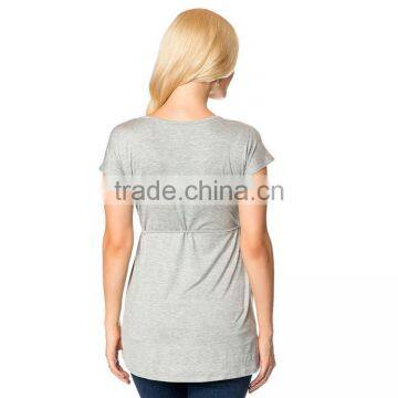Wholesale Plus Size Cotton Maternity t Shirt Clothes Maternity Wear photo-2