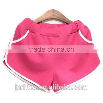 High Quality Loose and Comfortable 100% Cotton Women Sport Shorts