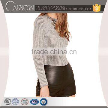 Custom Fashion Women Knitted Sweaters photo-3