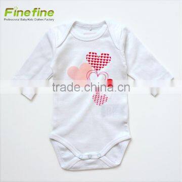 Fashion Style Long Sleeve Baby Clothes Printed Baby Romper photo-3