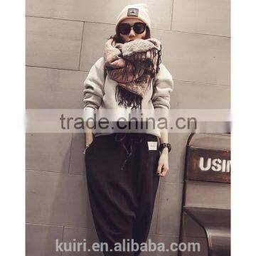 New Women Fashion Warm Plaid Scarf Female Fringed Woolen Shawl Cashmere 3 Colors