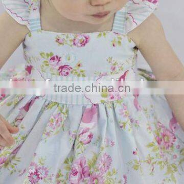 Little Girls Spring Flower Dress Kids Easter Cute Dress photo-3