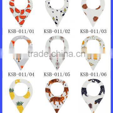 FAUX SUEDE Printing Polyester Baby Best Body Bib Silicone Newborn Bibs photo-3