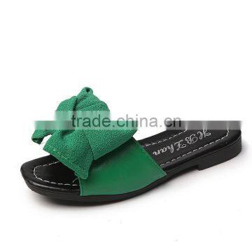 S17451A Children Wholesale Girls Outdoor Big Bow Slippers photo-3