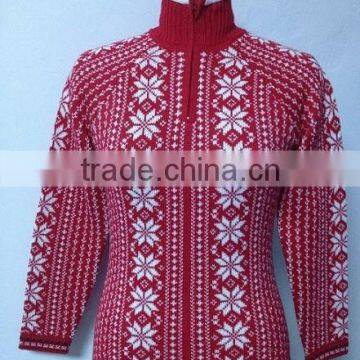 30% Wool 70% Acrylic Thermal Women Fashion Knitted Sweaters Cardigan photo-2