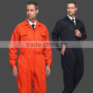 Juqian China quality professional workwear uniform manufcturer orange black Breathable mens overall uniform