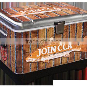 USA Made Igloo Stainless Steel 54 Quarts Cooler - Made From Durable, Rush Resistant Stainless Steel and Has a 85 Can-capacity photo-2