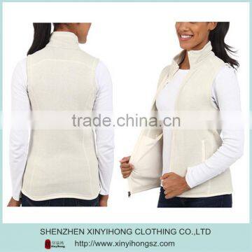 Soft Polyester Jersey Warmth Wick Moisture Inner Drop-in Pockets Sweater Vest photo-2