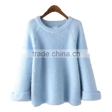 New Hot Woolen Sweater Designs For Ladies Knitted Pullover photo-4