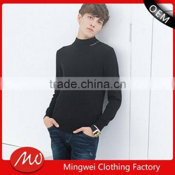 Pain and solid color handsome brand latest woolen sweater designs for men