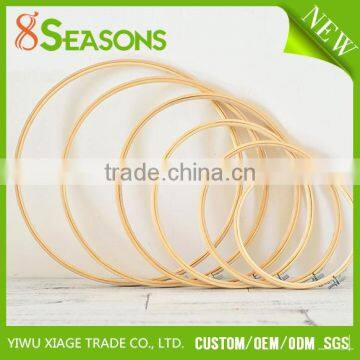 Wholesale Cross Stitch Supplies Sewing Tools Circle Round Natural Bamboo Embroidery Hoops photo-2